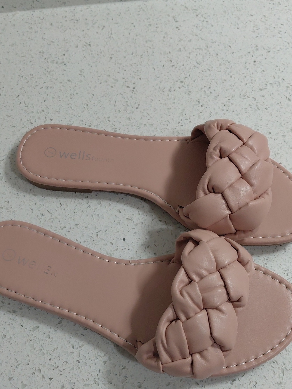 Blush Braided Slide Sandals - Women's